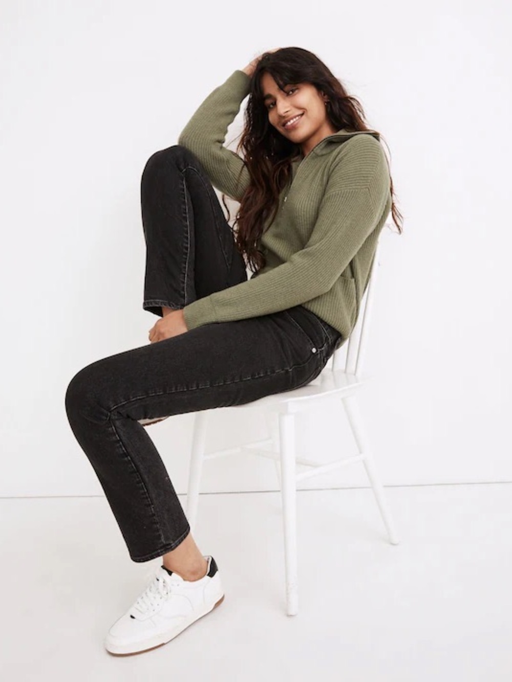 Madewell Women's Tomboy Straight Jeans in Lunar Wash